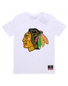 Chicago Blackhawks Mitchell and Ness Team Logo majica