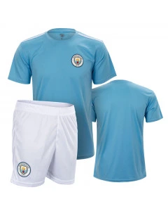 Manchester City N°1 Poly Kids Training Set Jersey