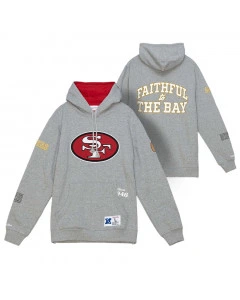 San Francisco 49Ers Mitchell and Ness Team Origins duks sa kapuljačom