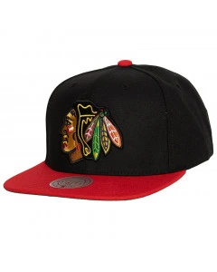 Chicago Blackhawks Mitchell and Ness Team 2 Tone 2.0 Cap