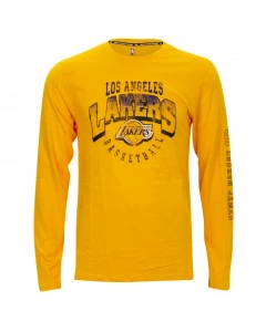 Lebron James 6 Los Angeles Lakers LS Graphic Team Shirt 