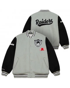 Las Vegas Raiders Mitchell and Ness Legacy Varsity giacca