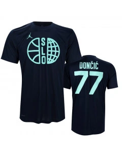 Slovenia Jordan KZS SS Practice T-Shirt Dončić 77