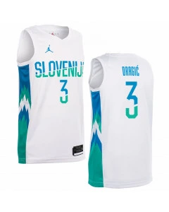 Slovenia Jordan KZS Swingman Home Jersey Dragić 3 