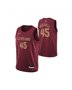 Donovan Mitchell 45 Cleveland Cavaliers Nike Icon Edition Swingman dečji dres