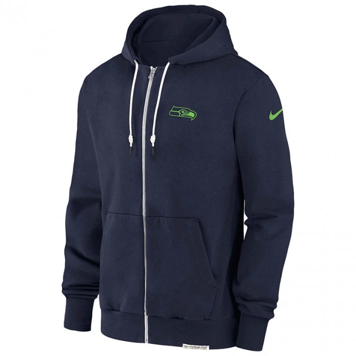 Seattle Seahawks Nike Dri-FIT 2023 Sideline Player Zip Hoodie