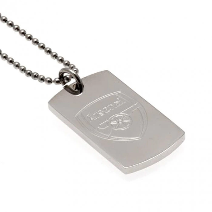 Arsenal Edelstahl Dog Tag mit Halskette