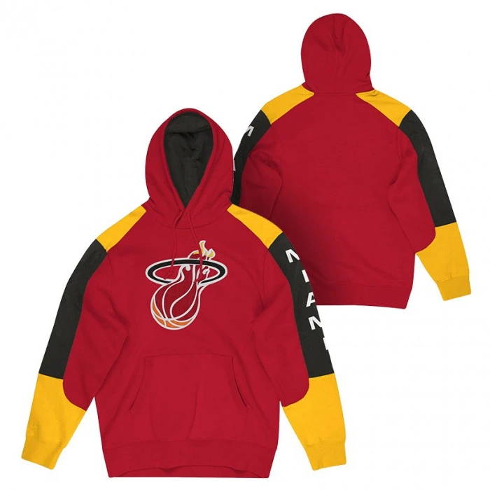 Miami Heat Mitchell & Ness Fusion Kapuzenpullover Hoody