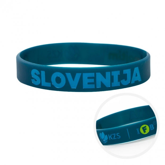 Slowenien KZS IFB Navy Silikon Armband