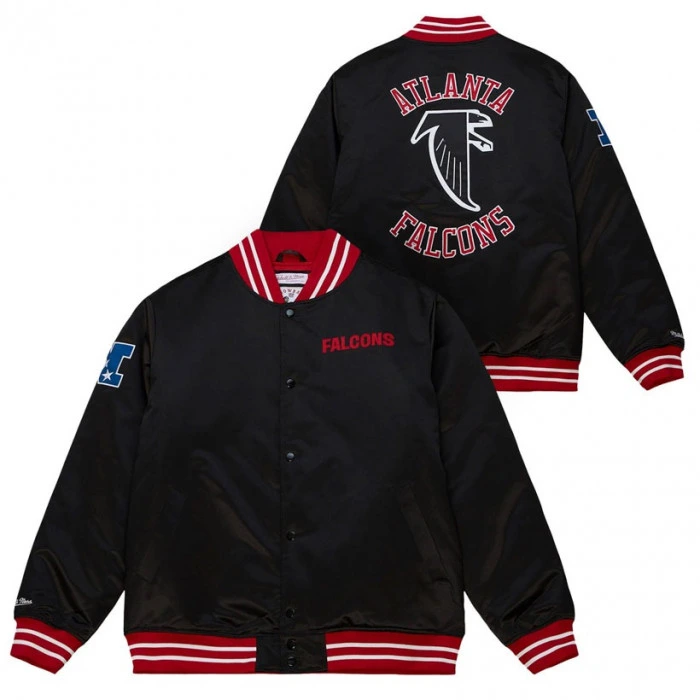 Atlanta Falcon Mitchell & Ness Heavyweight Satin jakna 