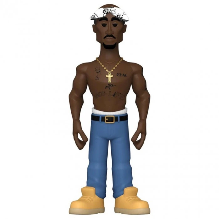 Tupac Shakur Funko Gold Premium Figur 13 cm