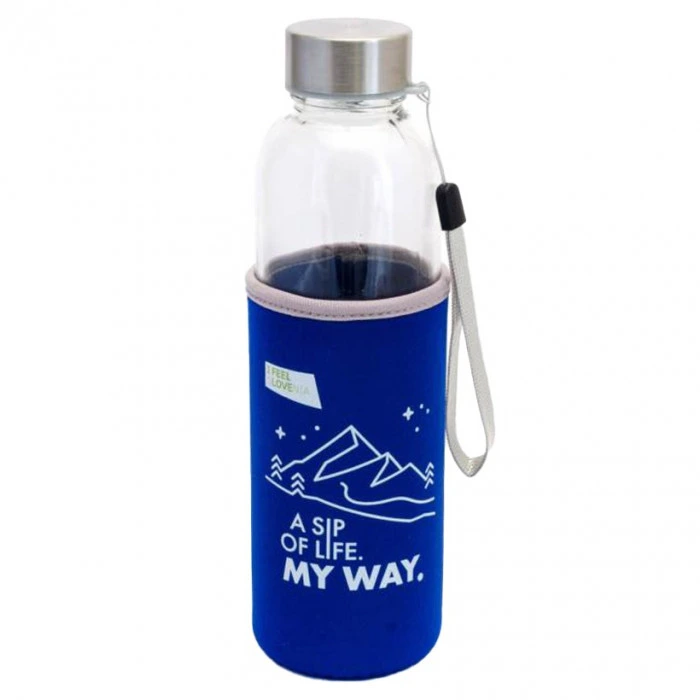 IFS My Way Bottle in neoprene blue 500 ml