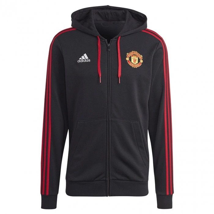 Manchester United Adidas DNA FZ felpa con cappuccio