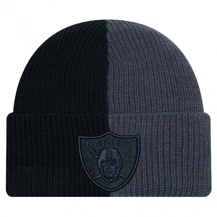 Las Vegas Raiders New Era Cuff Knit Two Tone cappello invernale