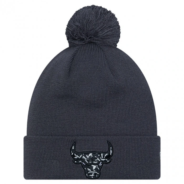 Chicago Bulls New Era Tonal Infill Bobble Beanie