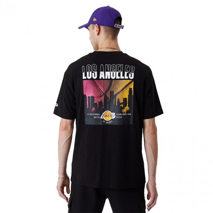 Los Angeles Lakers New Era City Graphic Oversized T-Shirt