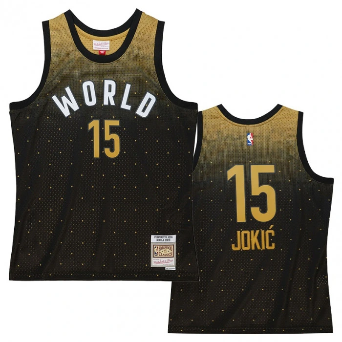 Nikola Jokić 15 All-Star World 2016 Mitchell and Ness Swingman Jersey