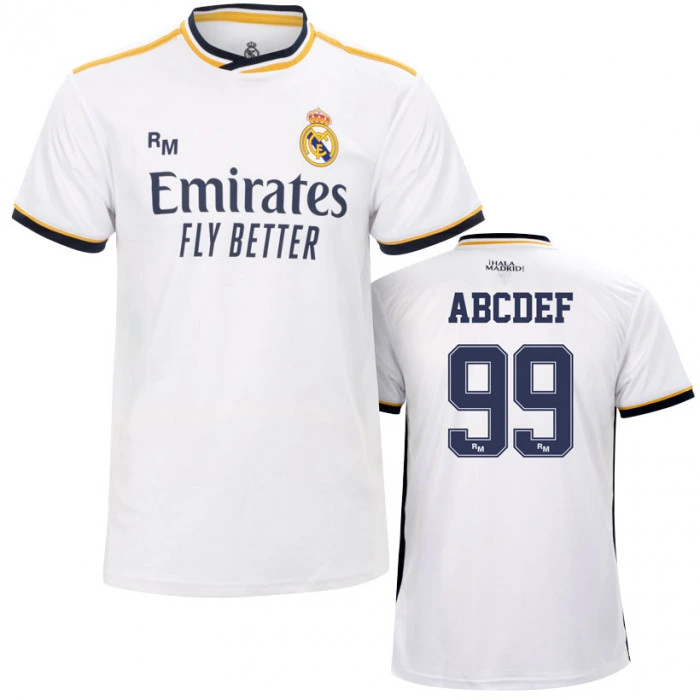 Real Madrid Home Replica Jersey (Optional printing +13,11€)