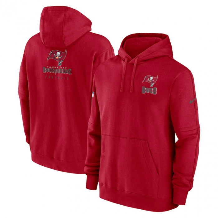 Tampa Bay Buccaneers Nike Club Sideline Fleece Pullover Hoodie