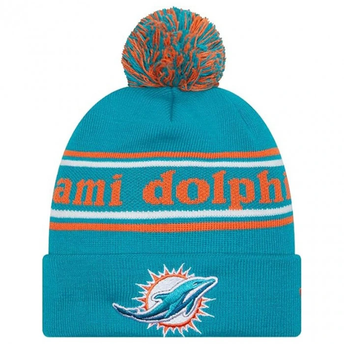 Miami Dolphins New Era Marquee Script Beanie