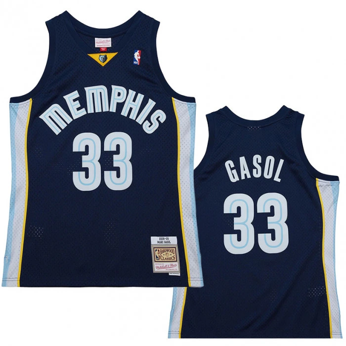 Marc Gasol 33 Memphis Grizzlies 2008-09 Mitchell and Ness Swingman Dark Trikot