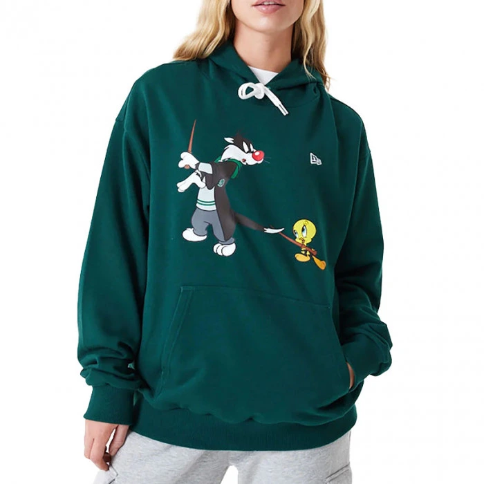 100th Anniversary Mashup Looney Tunes Harry Potter New Era Sylvester and Tweety Oversized pulover sa kapuljačom