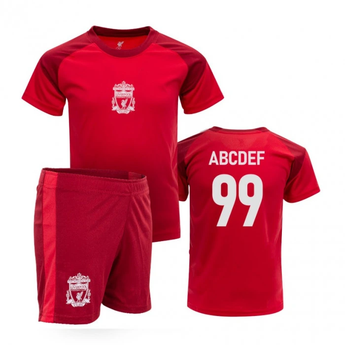 Liverpool N°10 Poly Kids Training Set Jersey (Optional printing +13,11€)