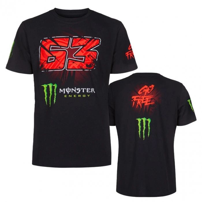 Francesco Bagnaia FB63 Dual Monster Energy T-Shirt