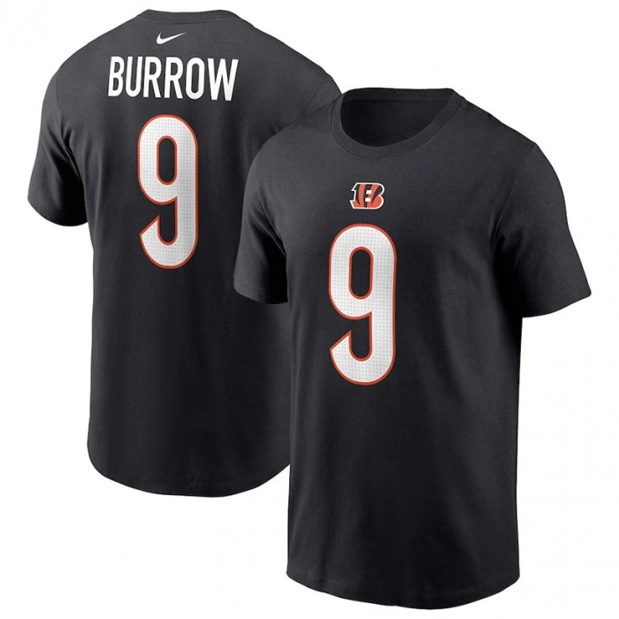 Joe Burrow 9 Cincinnati Bengals Nike Player T-Shirt