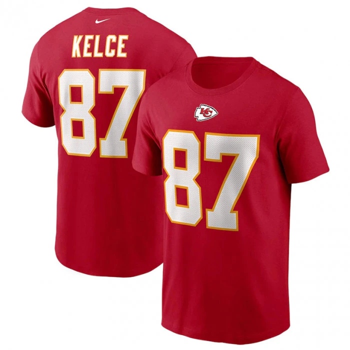 Travis Kelce 87 Kansas City Chiefs Nike Player T-Shirt