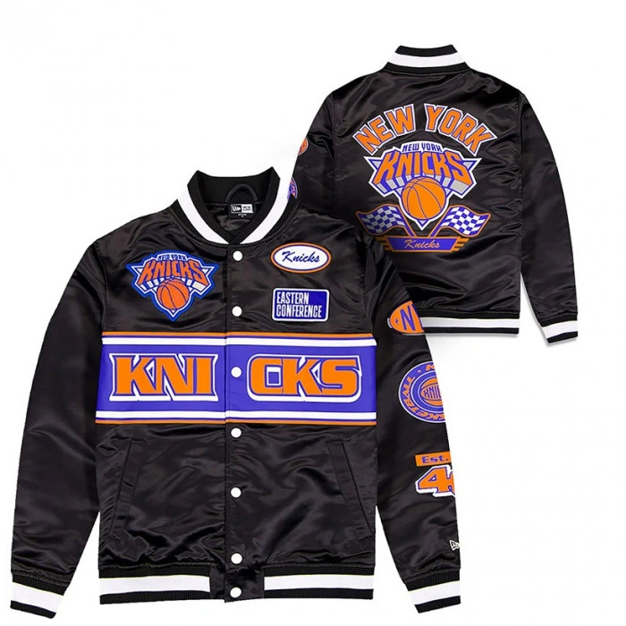 New York Knicks New Era Rally Drive Bomber Jacket