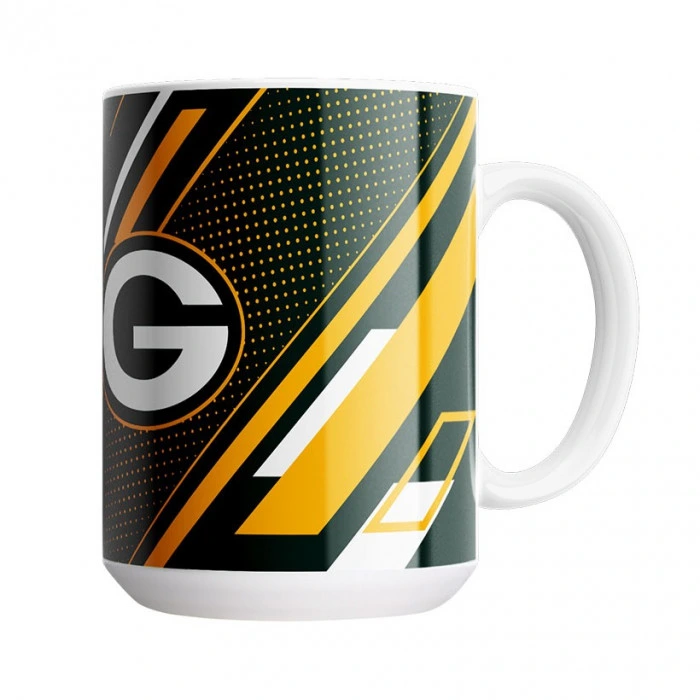 Green Bay Packers Diagonal Jumbo Mug