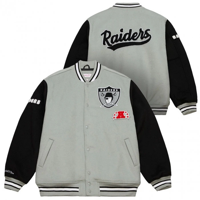 Las Vegas Raiders Mitchell and Ness Legacy Varsity jakna