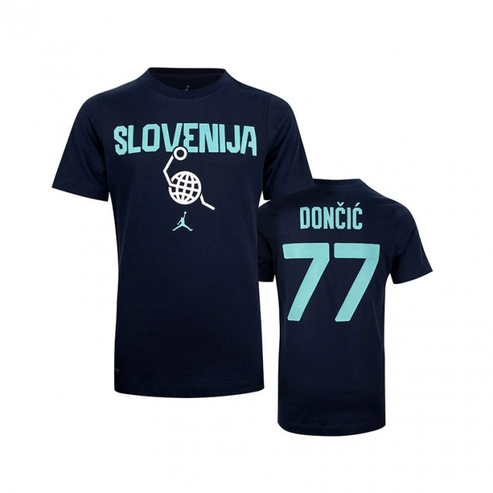 Slovenija Jordan KZS Team dečja majica Dončić 77 