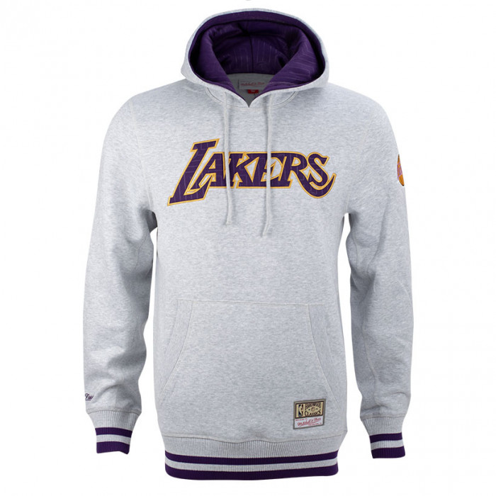 lakers hoodie mitchell and ness